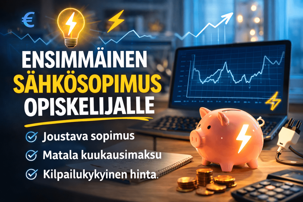 Halvin sähkösopimus opiskelijalle