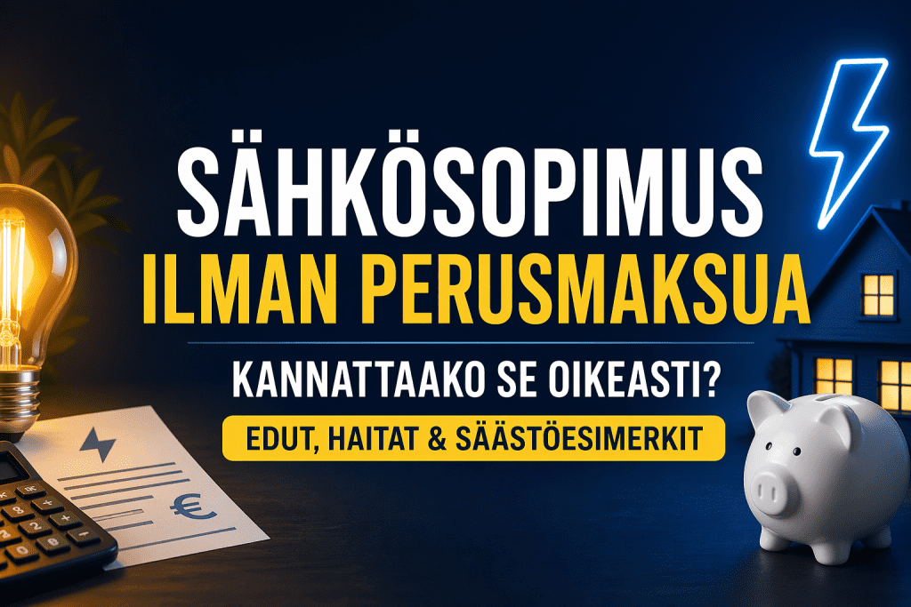 sähkösopimus ilman perusmaksua