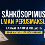 sähkösopimus ilman perusmaksua