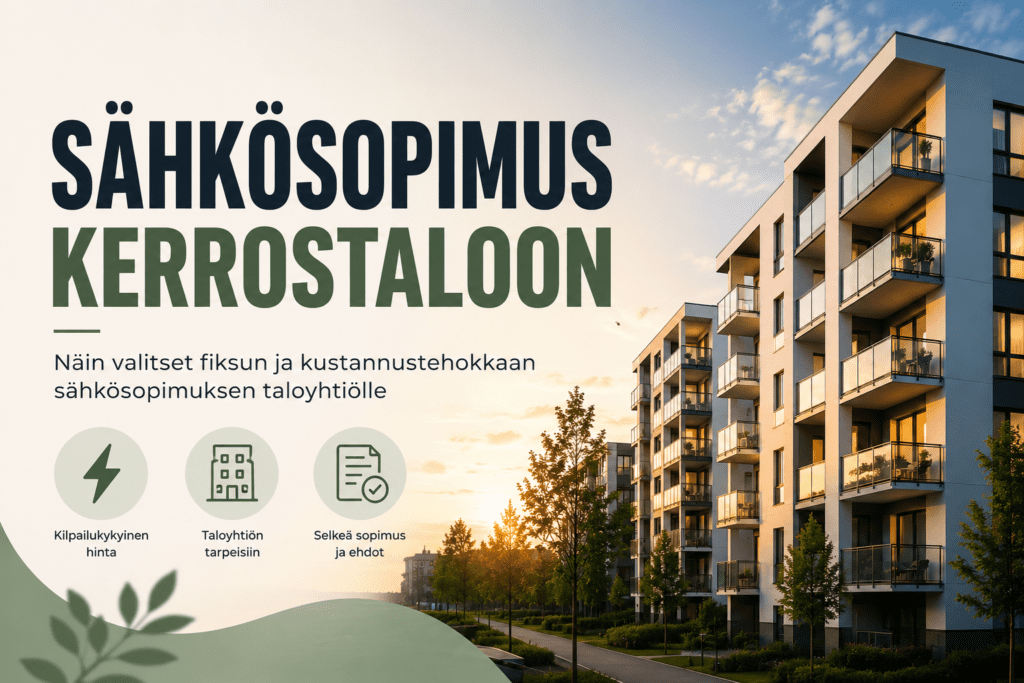 sähkösopimus kerrostaloon