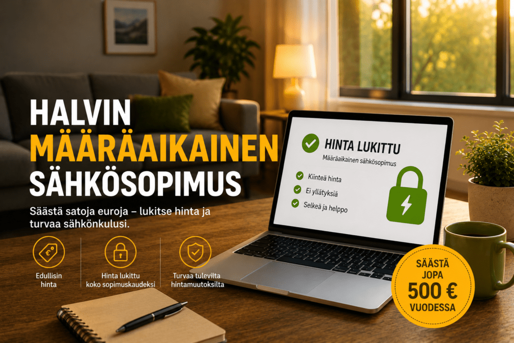 Halvin määräaikainen sähkösopimus