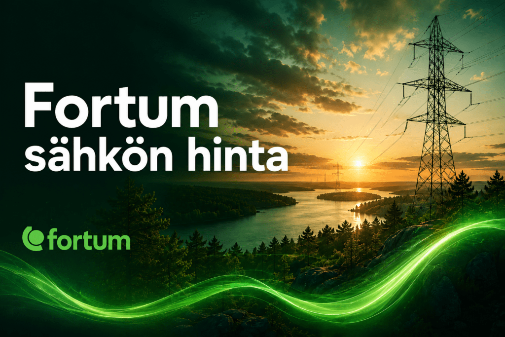 Fortum sähkön hinta nyt