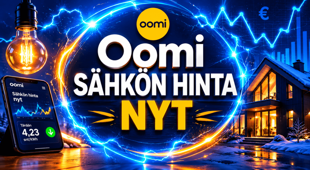 Oomi sähkön hinta nyt