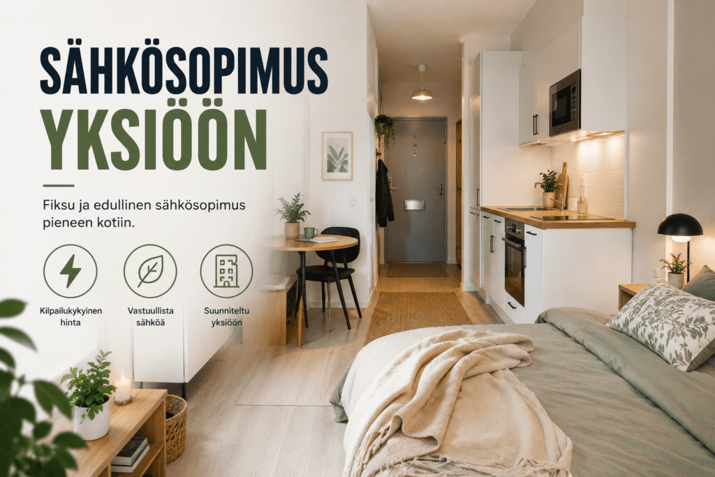 sähkösopimus yksiöön