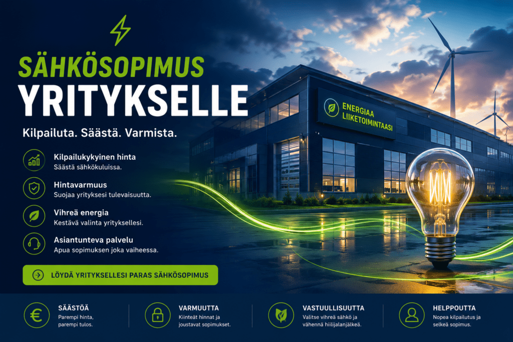 Sähkösopimus yritykselle