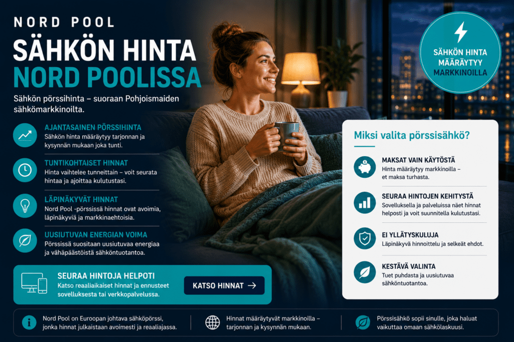 Nord Pool sähkön hinta
