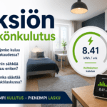 Yksiön sähkönkulutus