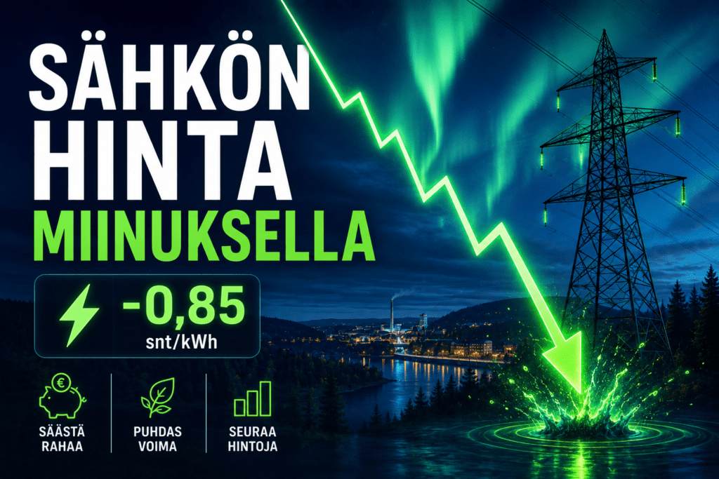 Sähkön Hinta Miinuksella