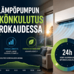 ilmalämpöpumpun sähkönkulutus vuorokaudessa