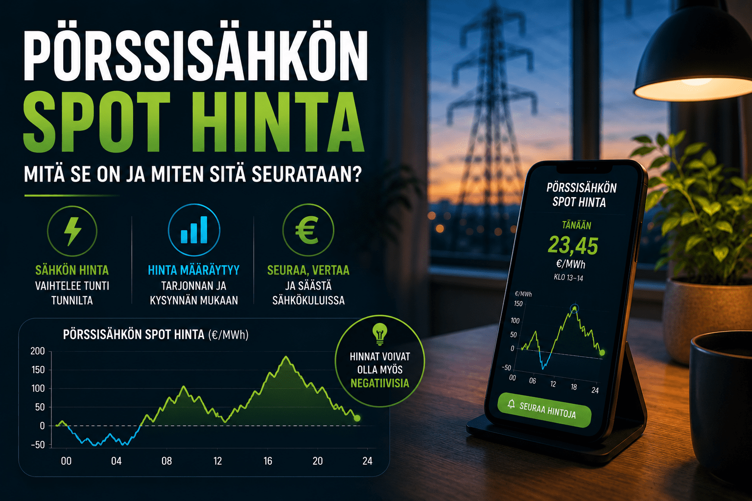 pörssisähkön spot hinta