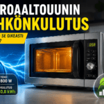 Mikroaaltouunin sähkönkulutus