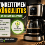 Kahvinkeittimen sähkönkulutus