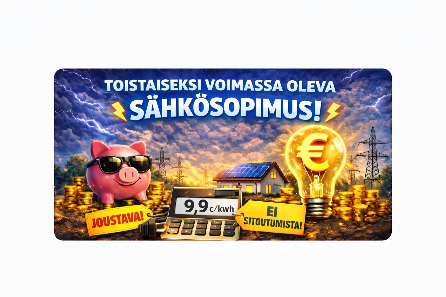 Toistaiseksi voimassa oleva sähkösopimus