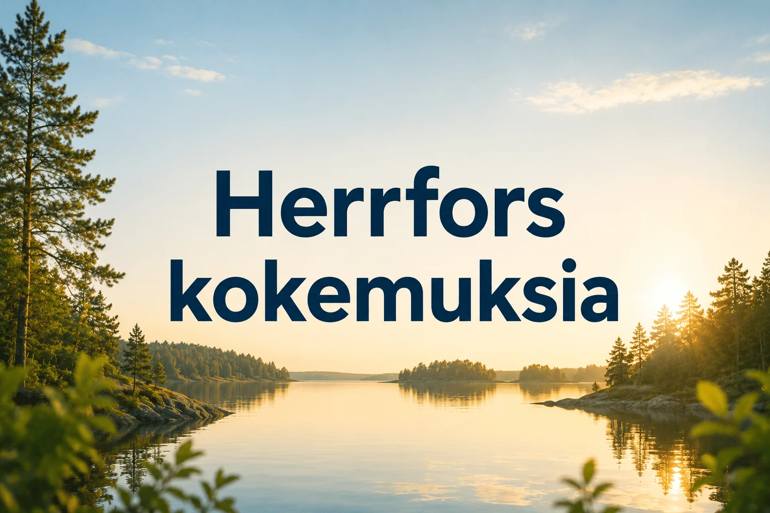 Herrfors kokemuksia