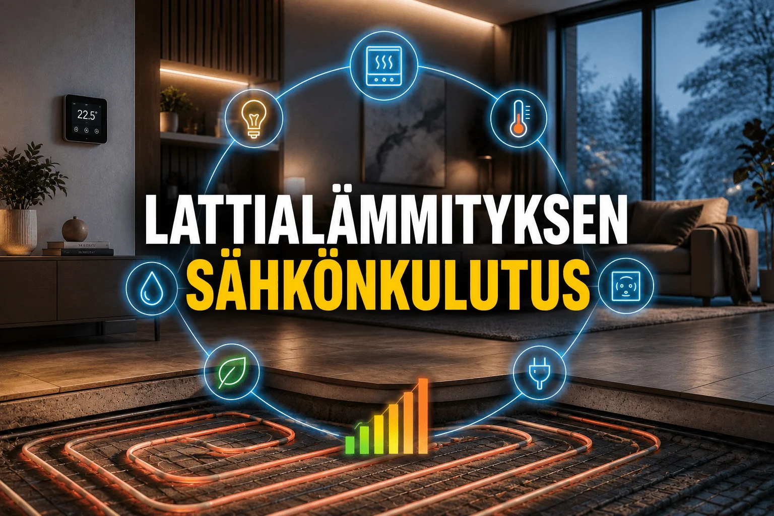 Lattialämmityksen sähkönkulutus