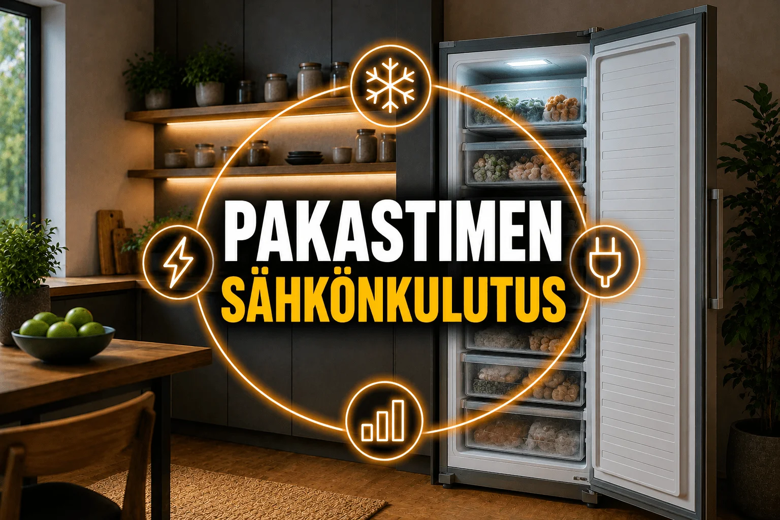 Pakastimen sähkönkulutus
